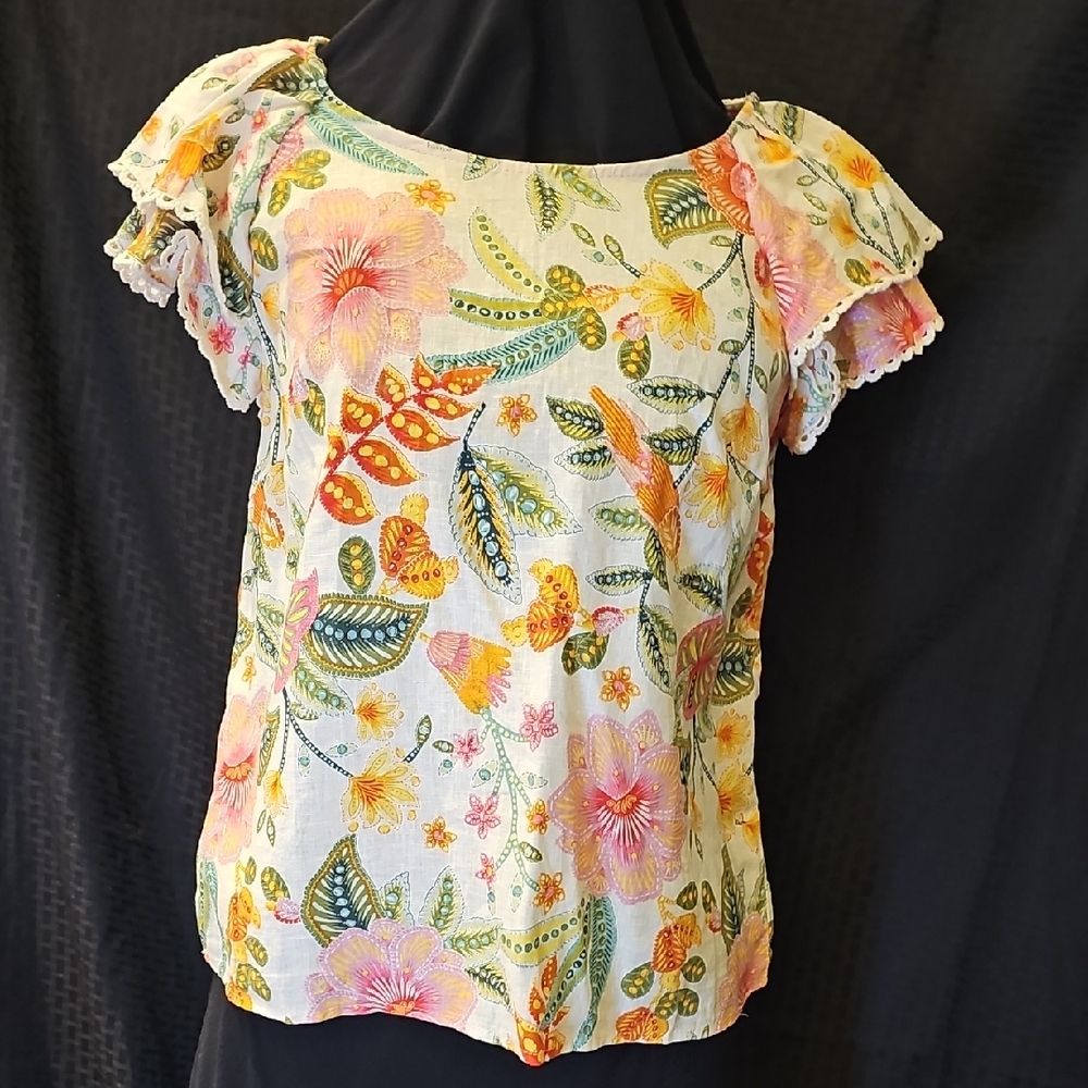 Floral Print Women's Top